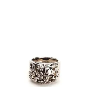 Alexander Mcqueen Band ring silver