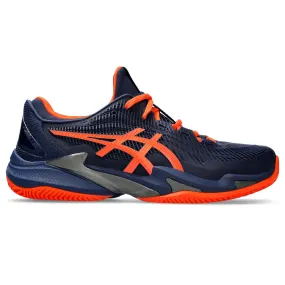 Asics Tennisschoen Court FF 3 Clay Heren Blauw Oranje