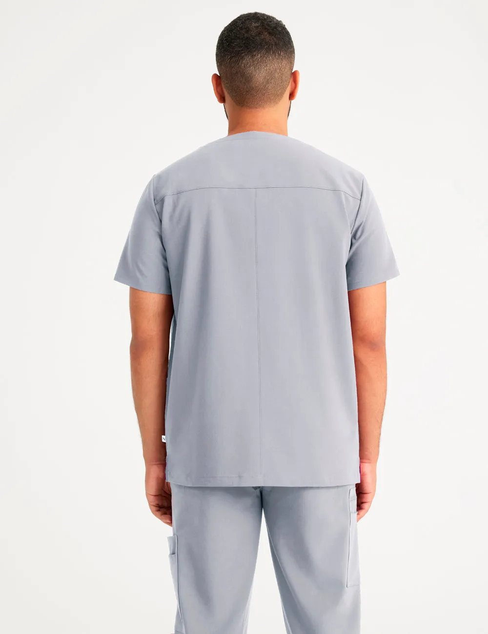 Mens 2-Pocket V-Neck Scrub Top